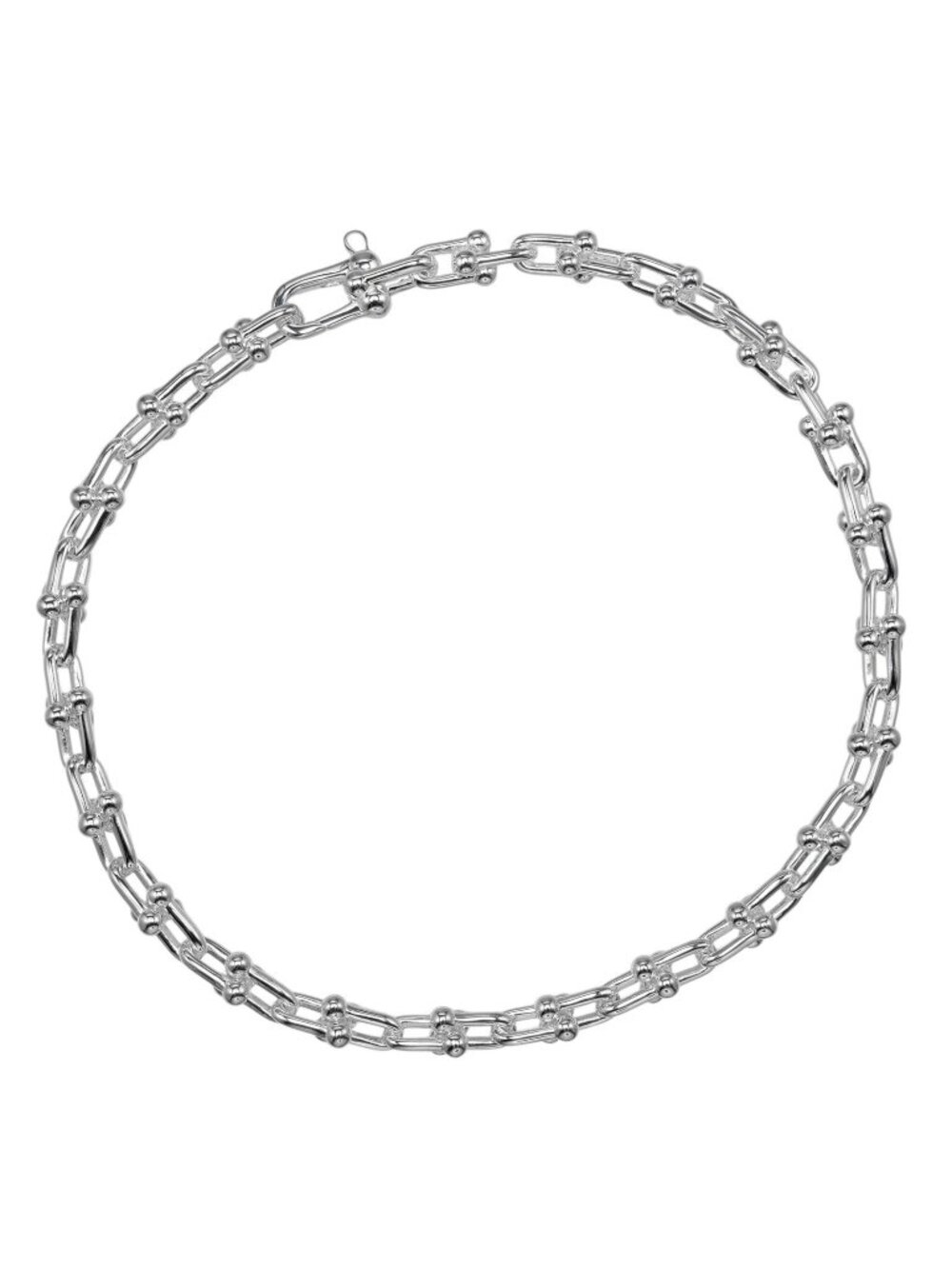 Tiffany & Co HardWear Micro Link 17 925 Sterling Silver Bracelet